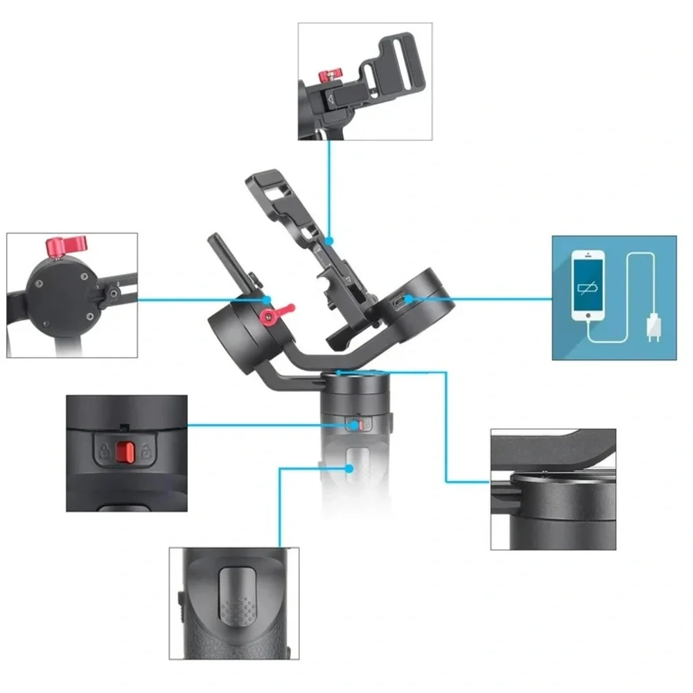 Gimbal Camera & Phone Video Stabilizer by Zhiyun